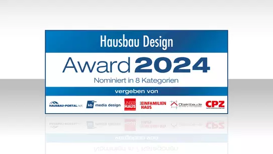 BAUMEISTER-HAUS ist nominiert in 8 Kategorien bei den Hausbau Design Awards 2024